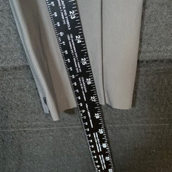 Athleta Womens Pants Gray Stellar Trouser Side Pockets Nylon Blend Stretch 0 - Picture 9 of 14